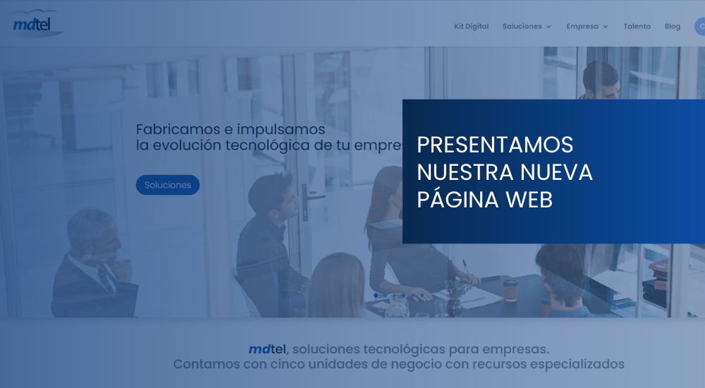 mdtel estrena página web