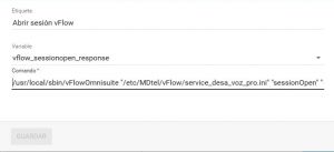 Abrir sesión en vFlow